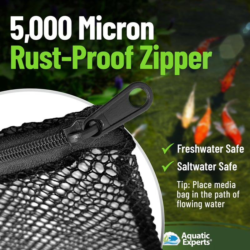 Aquatic Experts Mesh Bags for Bio Ball Filter Media - Perfect for Aquarium and Pond Filtration, (1 Pack 14 inches x 20 inches) - Image 5